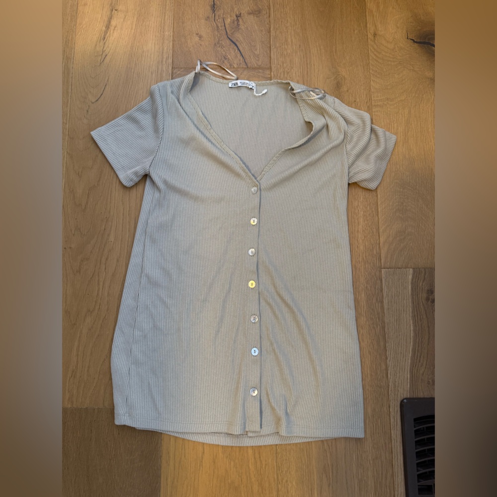 ZARA | Ribbed Knit Set - Picture 3 of 3